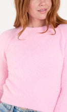 Load image into Gallery viewer, PINK FLUFFY KNIT CROPPED JUMPER