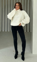 Load image into Gallery viewer, Sonya Cream Speckled Sequin Knit Jumper