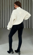 Load image into Gallery viewer, Sonya Cream Speckled Sequin Knit Jumper