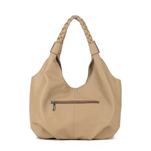 Load image into Gallery viewer, Tan Knot Handle Soft Slouchy Bag