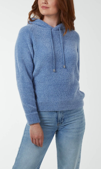 Denim Blue Soft Hoodie