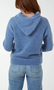 Denim Blue Soft Hoodie