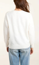 Load image into Gallery viewer, IVORY RAINBOW KNIT HEART JUMPER