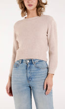 Load image into Gallery viewer, CREAM RIB CHUNKY KNIT CROPPED JUMPER