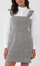 Load image into Gallery viewer, TWEED PINAFORE DRESS