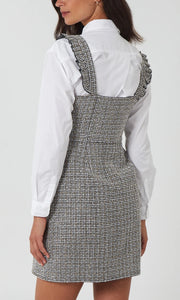 TWEED PINAFORE DRESS