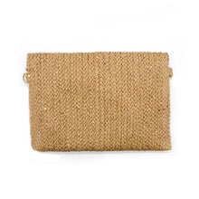 Load image into Gallery viewer, Sequin Woven Straw Clutch Bag