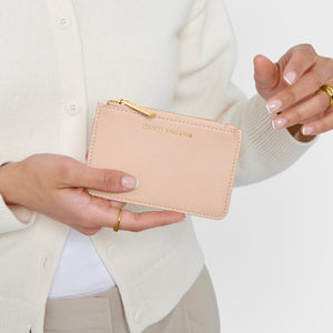 Nude Pink Hana Coin And Card Holder