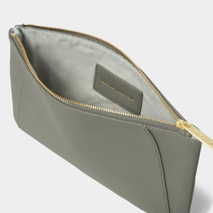 Graphite Green Hana Pouch