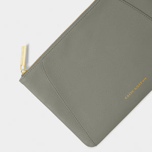 Graphite Green Hana Pouch