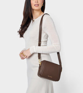 Chocolate Hana Crossbody Bag