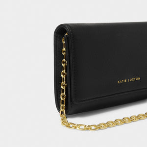 Black Rubi Chain Crossbody Purse