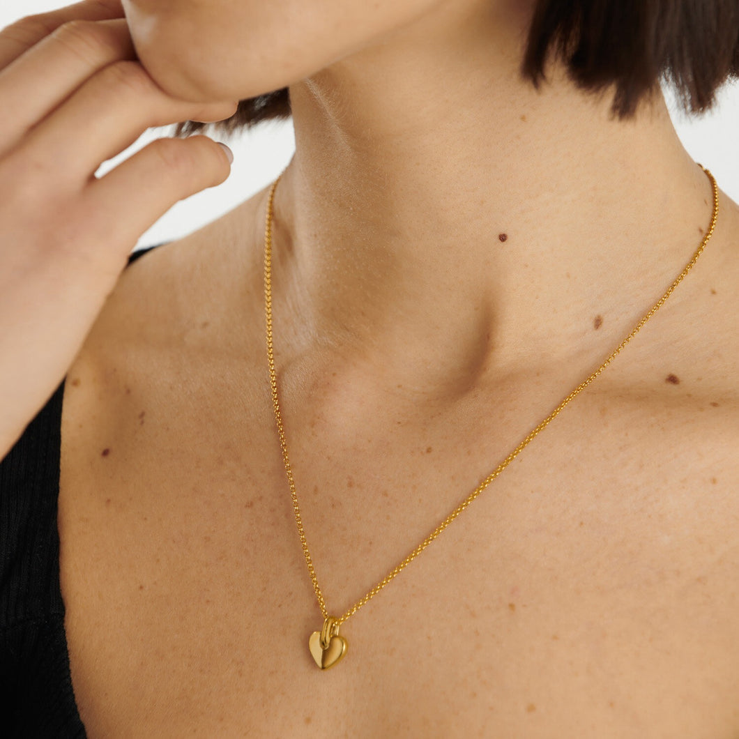 Alora Heart Waterproof Gold Necklace