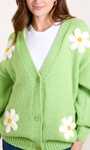 Load image into Gallery viewer, GREEN DAISY CARDIGAN