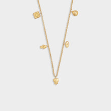 Load image into Gallery viewer, Boheme Waterproof Gold Charm Necklace