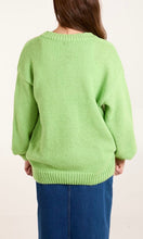 Load image into Gallery viewer, GREEN DAISY CARDIGAN