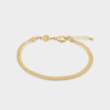 Load image into Gallery viewer, Ciana Waterproof Gold Snake Chain Bracelet