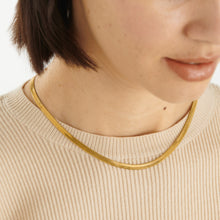 Load image into Gallery viewer, Ciana Waterproof Gold Snake Chain Necklace