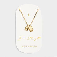 Load image into Gallery viewer, &#39;Inner Strength&#39; Waterproof Gold Charm Necklace