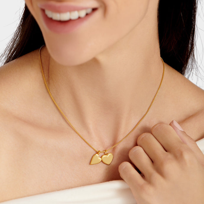 'Maid Of Honour' Waterproof Gold Bridal Charm Necklace