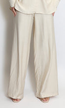 Load image into Gallery viewer, Beige Wide Leg Trousers With Elasticated Waist