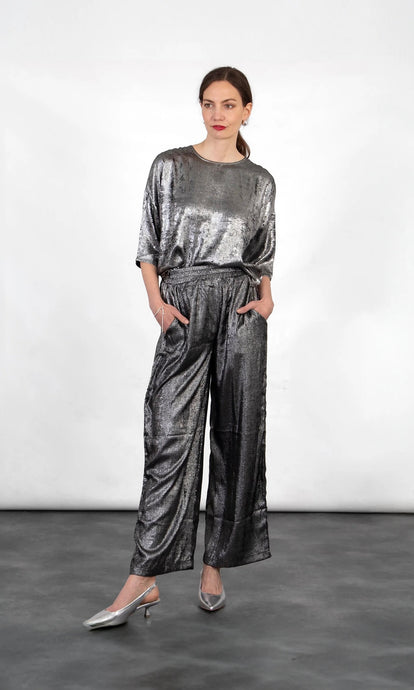 Silver Lena Wide Leg Trouser