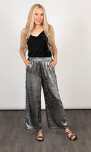 Load image into Gallery viewer, Silver Lena Wide Leg Trouser