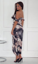 Load image into Gallery viewer, Camila Marble Wrap Over Midi Dress