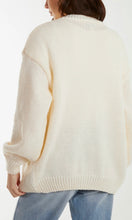 Load image into Gallery viewer, CREAM DAISY FLOWER CARDIGAN