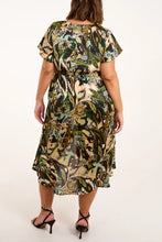 Load image into Gallery viewer, CURVE ANGEL SLEEVE WRAP MIDI DRESS