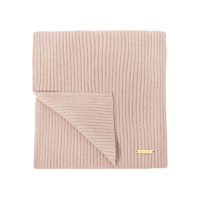 Pink Knitted Scarf