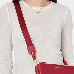 Red Canvas Bag Strap