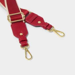 Red Canvas Bag Strap