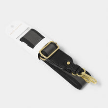 Load image into Gallery viewer, Black Stripe Canvas Bag Strap