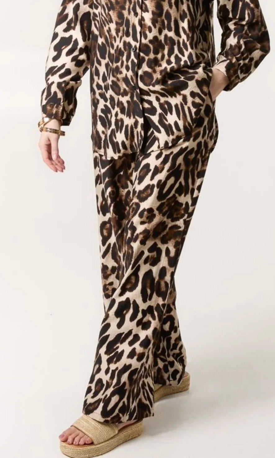 LEOPARD TROUSER