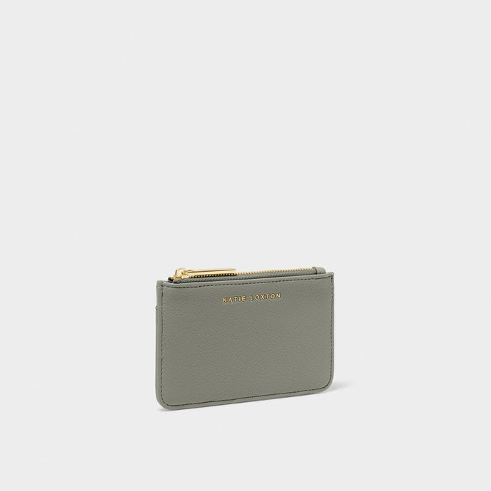 Graphite Green Hana Coin And Card Holder