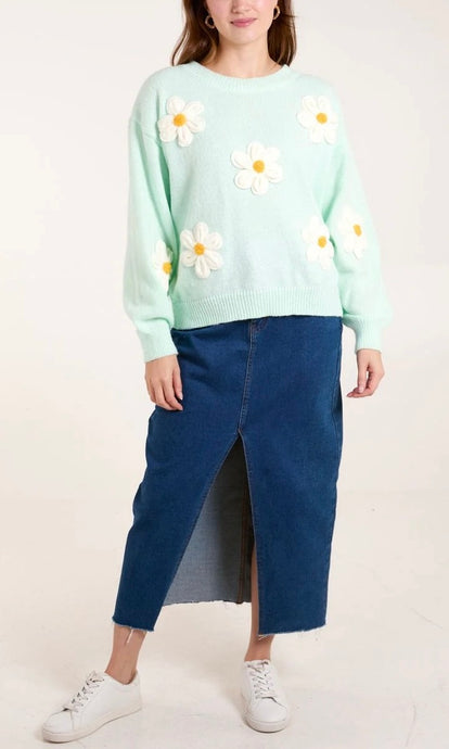 MINT DAISY JUMPER