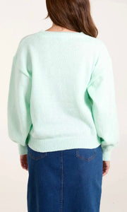 MINT DAISY JUMPER