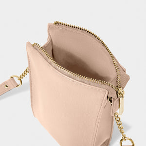 Nude Pink Zana Slim Crossbody