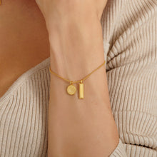 Load image into Gallery viewer, &#39;Positivity&#39; Waterproof Gold Charm Bracelet