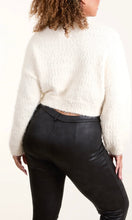 Load image into Gallery viewer, FLUFFY KNIT CROPPED JUMPER