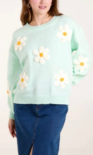 Load image into Gallery viewer, MINT DAISY JUMPER