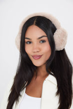 Load image into Gallery viewer, Fluffy Faux-Fur Earmuffs in Beige