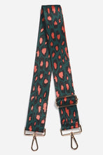Load image into Gallery viewer, Green Orange Leopard Print Bag Strap