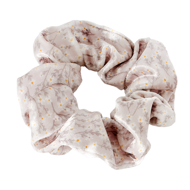 Nude Flowers Scrunchie