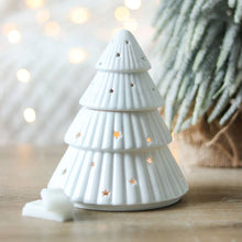 Load image into Gallery viewer, White Christmas Tree Oil Burner