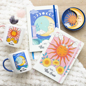 Sun and Moon Celestial Mug Set