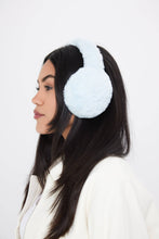 Load image into Gallery viewer, Fluffy Faux-Fur Earmuffs in Baby Blue