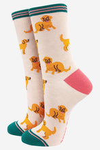 Load image into Gallery viewer, Women&#39;s Golden Retriever Bamboo Dog Socks: UK 3-7 | EU 36-40 | US 5-9