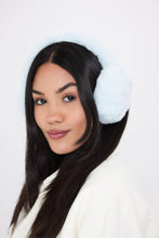 Load image into Gallery viewer, Fluffy Faux-Fur Earmuffs in Baby Blue